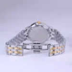 بند ساعت مچی عقربه ای الگانس زنانه فلزی نقره ای طلایی L 030/6