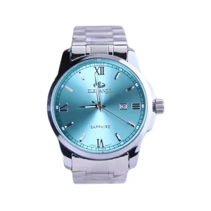 ساعت مچی الگانس مردانه فلزی نقره ای صفحه تیفانی G 2388/1