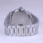 بند ساعت مچی الگانس مردانه فلزی نقره ای صفحه تیفانی G 2388/1