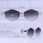 ابعاد عینک آفتابی زنانه فندی عینک فشن FE 402721/2