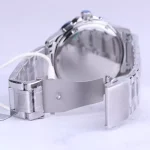 قفل ساعت مچی فروچی مردانه فلزی نقره ای صفحه سبز FC 03508/05