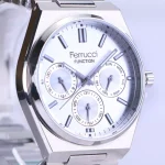 صفحه ساعت مچی فروچی مردانه فلزی تمام نقره ای FC 03523/07