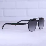 عدسی عینک آفتابی گوچی مشکی فریم چند ضلعی GG 69078/1