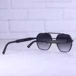 دسته عینک آفتابی گوچی مشکی فریم چند ضلعی GG 69078/1