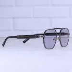 فریم عینک آفتابی مردانه گوچی شیشه طوسی GG 69078/3
