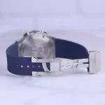 نمای باز ساعت مچی هابلوت مردانه بند رابر آبی کرنوگراف 888/162