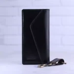 ست کیف کتی و جاکلیدی چرم میلیون 1200 مشکی