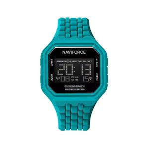 ساعت مچی مردانه نیوی فورس بند رابر آبی دیجیتال 7116/3