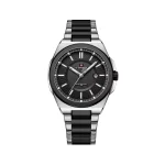 ساعت مچی مردانه نیوی فورس فلزی نقره ای مشکی 9212/3