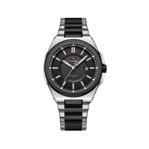 ساعت مچی مردانه نیوی فورس فلزی نقره ای مشکی 9212/3