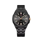 ساعت مچی عقربه ای نیوی فورس مردانه فلزی مشکی 9226/3