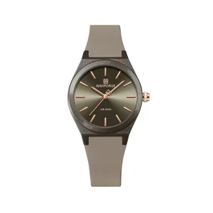 ساعت مچی عقربه ای زنانه نیوی فروس بند رابر سبز NF 5056/2