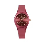 ساعت مچی عقربه ای زنانه نیوی فروس بند رابر قرمز NF 5056/4