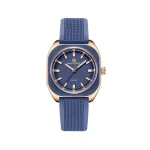 ساعت مچی زنانه نیوی فروس بند رابر سرمه ای قاب مربع NF 5061/5