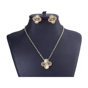 نیم ست استیل طلایی ونکلیف تراشکاری