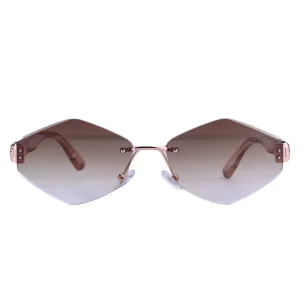 عینک فشن تام فورد زنانه بدون فریم قهوه ای A 038/2