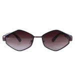 عینک آفتابی فشن تام فورد چندضلعی قهوه ای A 3092/2