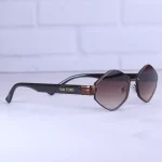 فریم عینک آفتابی فشن تام فورد چندضلعی قهوه ای A 3092/2
