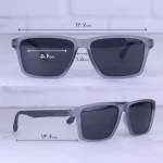 ابعاد عینک آفتابی گوچی فریم طوسی پلاریزه P 3332/6