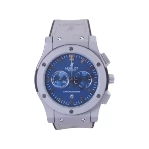 ساعت مچی هابلوت مردانه بند جیر صفحه آبی کرنوگراف G 888/172