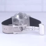 نمای باز ساعت مچی هابلوت مردانه صفحه اسکلتون آبی کرنوگراف G 888/173