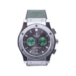 ساعت مچی هابلوت مردانه بند جیر سبز کرنوگراف G 888/176