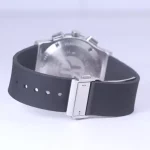 نمای بسته ساعت مچی هابلوت مردانه بند رابر مشکی کرنوگراف G 888/185