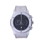 ساعت مچی هابلوت مردانه بند جیر صفحه مشکی کرنوگراف G 888/187