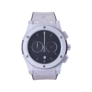 ساعت مچی هابلوت مردانه بند جیر صفحه مشکی کرنوگراف G 888/187