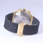 نمای بسته ساعت مچی هابلوت زنانه کرنوگراف بند رابر مشکی L 888/167