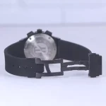 قفل ساعت مچی هابلوت زنانه کرنوگراف بند رابر قاب طلایی L 888/178