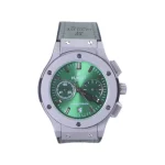 ساعت مچی هابلوت زنانه بند جیر سبز کرنوگراف L 888/183