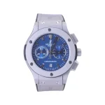 ساعت مچی هابلوت زنانه بند جیر صفحه آبی کرنوگراف L 888/190