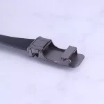 کمربند ریلی چرم طبیعی مردانه مشکی سگک Cestrjar