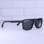 عدسی عینک آفتابی ری بن فریم مستطیل مشکی پلاریزه P 3337/1