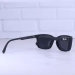دسته عینک آفتابی ری بن فریم مستطیل مشکی پلاریزه P 3337/1