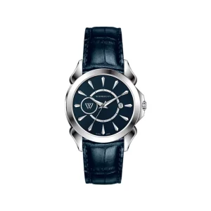 ساعت مچی ویمبرلی مردانه بند چرم سرمه ای WB-CL232G-C