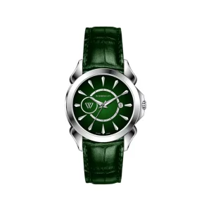 ساعت مچی عقربه ای ویمبرلی مردانه بند چرم سبز WB-CL232G-G