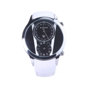 ساعت مچی عقربه ای ویمبرلی مردانه بند چرم سفید WB-CL430G-F