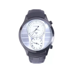 ساعت مچی عقربه ای ویمبرلی مردانه بند چرم مشکی WB-CL430G-S