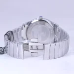 قفل ساعت مچی ویمبرلی مردانه فلزی نقره ای صفحه مشکی WB-CS442G-B