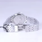 قفل ساعت مچی ویمبرلی زنانه فلزی نقره ای صفحه سرمه ای WB-CS450L-D