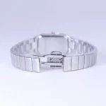 قفل ساعت مچی ویمبرلی زنانه فلزی قاب چندضلعی نقره ای WB-CS452L-B