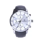 ساعت مچی ویمبرلی مردانه بند چرم مشکی صفحه سفید WB-SL322G-B