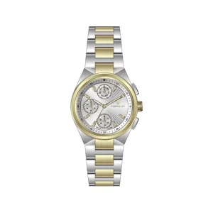 ساعت مچی ویمبرلی زنانه فلزی نقره ای طلایی WB-SS310L-R