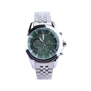 ساعت مچی سیتیزن زنانه فلزی نقره ای صفحه سبز L 1978/2