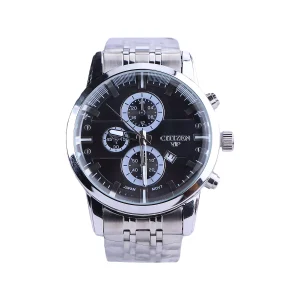 ساعت مچی سیتیزن مردانه فلزی نقره ای صفحه مشکی G 2363/33