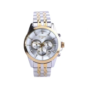 ساعت مچی عقربه ای سیتیزن زنانه فلزی نقره ای طلایی L 124/8