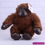 عروسک پولیشی گوریل قهوه‌ای