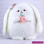عروسک خرگوش سفید تپل بزرگ بالشی 6602/41
